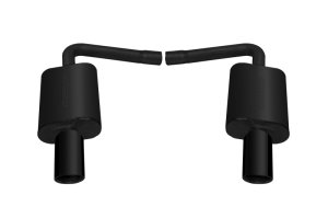 Ford Explorer Performance Exhaust - Rear - Gibson - Axle-Back Dual Black Elite - Black - `11-`18 Ford Explorer Performance Exhaust - Rear - Gibson - Axle-Back Dual Black Elite - Black - `11-`18