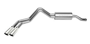 Ford Excursion Performance Exhaust - Dual Rear Exit - Gibson - Cat Back Dual Sport - Polished Stainless - `00-`05 Ford Excursion Performance Exhaust - Dual Rear Exit - Gibson - Cat Back Dual Sport - Polished Stainless - `00-`05