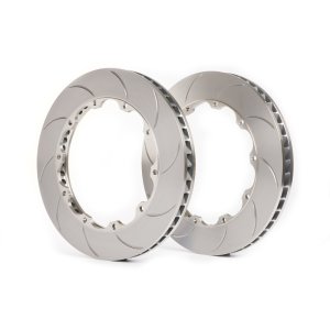 Audi RS3 Brake Rotor (1) - Front - GiroDisc - Slotted Zinc Plated - `15-`27