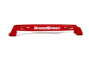 Subaru WRX STI Battery Tie Down - GrimmSpeed - Lightweight - Red - `08-`18 Subaru WRX STI Battery Tie Down - GrimmSpeed - Lightweight - Red - `08-`18