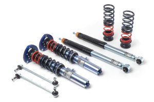 Volkswagen Golf GTI Coilover Suspension Kit - H&R - RSS+ Damping Adjustable - Black - `15-`21