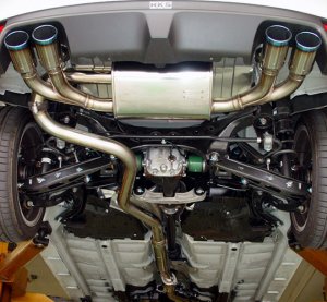 Subaru STi Performance Exhaust - HKS - 65mm Stainless Steel Mid-Pipe - 2008