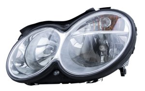 Mercedes-Benz CLK320 Headlight Assembly - Front - Hella - Halogen - `03-`05