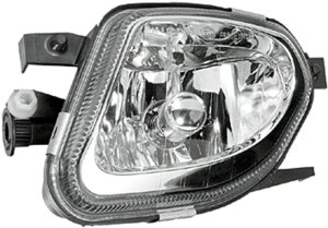 Mercedes-Benz E500 Fog Light Assembly - Left - Hella - OE Replacement - `03-`09