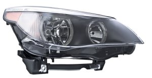 BMW 530i Headlight Assembly - Right - Hella - Halogen - `04-`07