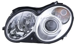 Mercedes-Benz CLK55 AMG Headlight Assembly - Front - Hella - OE Replacement - `03-`06