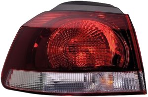 Volkswagen Golf Tail Lights - Rear - Hella - Left Tail Light - `10-`14