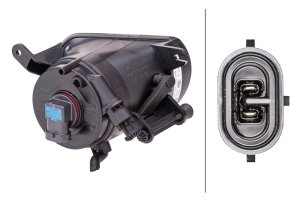 Audi Q7 Fog Light - Front Left - Hella - `10-`15