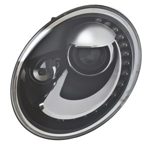Volkswagen Beetle Headlight Assembly - Left - Hella - Bi-Xenon - `14-`16 Volkswagen Beetle Headlight Assembly - Left - Hella - Bi-Xenon - `14-`16