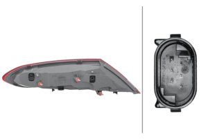 Mercedes-Benz C300 Tail Light - Right Outer - Hella - LED - `17-`18
