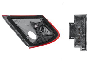 Mercedes-Benz C300 Tail Lights - Right - Hella - Premium - `17-`18