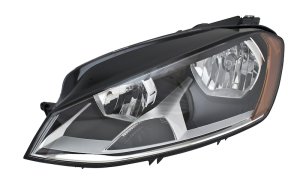 Volkswagen Golf Headlight Assembly - Left - Hella - Bi-Xenon - `15-`16 Volkswagen Golf Headlight Assembly - Left - Hella - Bi-Xenon - `15-`16