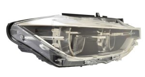 BMW 330i Headlight Assemblies - Right Hand - Hella - LED - 2016