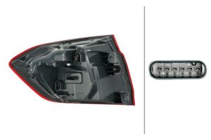 BMW M3 Tail Light - Right - Hella - Premium - `14-`19