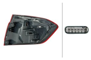 BMW 320i Tail Light - Left - Hella - Premium - `17-`19