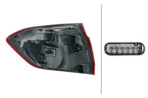 BMW M3 Tail Light - Right - Hella - Premium - `17-`19