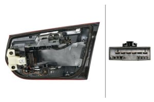 BMW M3 Tail Lights - Left - Hella - Hybrid - H21W - `15-`19