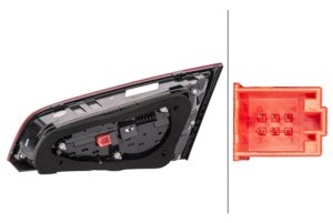 Audi A3 Tail Light - Left - Hella - LED - `17-`18