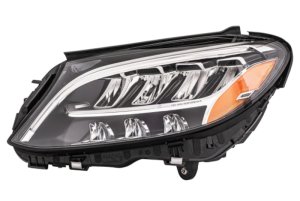 Mercedes-Benz C Class Headlight Assembly - Front - Hella - Bi-LED - `19-`20