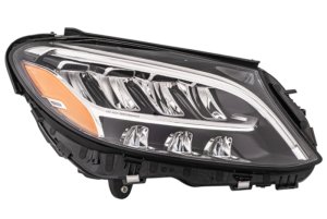 Mercedes-Benz C Class Headlight Assemblies - Hella - `19-`20