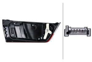 BMW 330i Tail Light - Right - Hella - LED - `19-`21