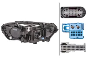 Mercedes-Benz CLA Headlight Assembly - Front - Hella - LED Dynamic - 2019