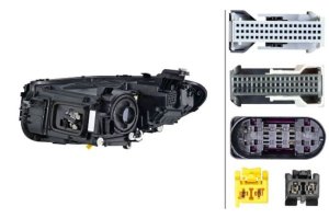 Mercedes-Benz CLS Headlight Assemblies - Right - Hella - Intel LED - `19-`21