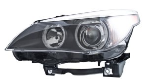 BMW 545i Headlight Assembly - Hella - Bi-Xenon - `04-`05