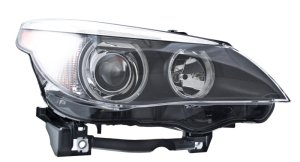 BMW 545i Headlight Assembly - Hella - Bi-Xenon - `04-`05
