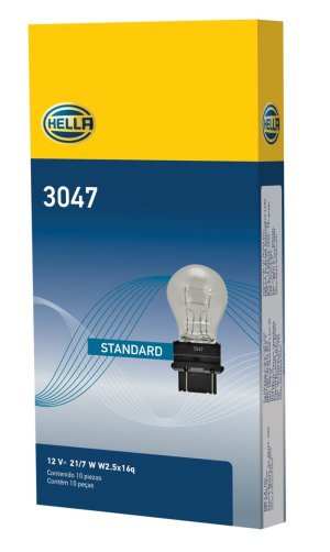 Chevrolet Silverado 1500 Miniature Bulb - Rear - Hella - 3047 Standard Series Incandescent Miniature - `08-`12