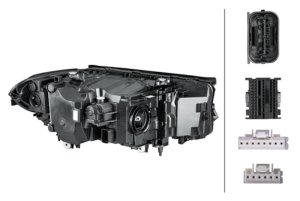 BMW 530e Headlight Assemblies - Front - Hella - 354836151 - `17-`19 BMW 530e Headlight Assemblies - Front - Hella - 354836151 - `17-`19