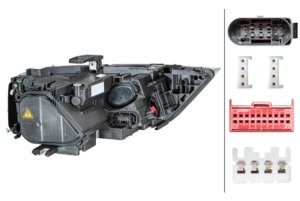 Audi Q3 Headlight - Front - Hella - OE Replacement - `15-`18