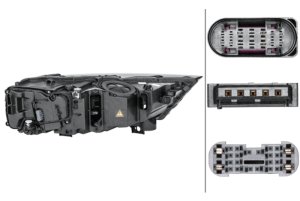 Audi Q7 Headlight Assembly - Hella - Halogen - `17-`19