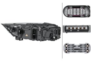 Audi Q7 Headlight Assembly - Hella - Halogen - `17-`19