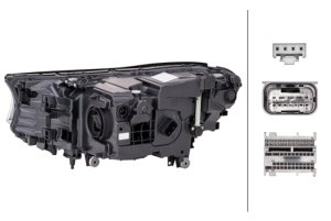 BMW 740e xDrive Headlight Assembly - Front - Hella - `16-`20