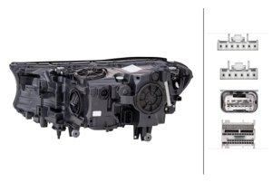 BMW 740e xDrive Headlight Assemblies - Hella - LED - `16-`19 BMW 740e xDrive Headlight Assemblies - Hella - LED - `16-`19