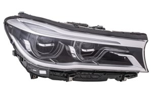 BMW 740e xDrive Headlight Assemblies - Hella - LED - `16-`19