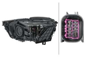 Audi Q3 Headlight Assembly - Hella - `19-`22