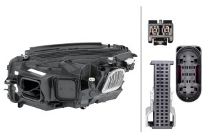 Mercedes-Benz GLC250 Headlight Assembly - Front - Hella - `16-`21