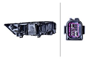 Audi Q7 Headlight Assembly - Hella - LED - `20-`22