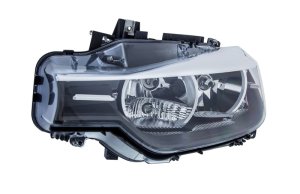 BMW 328d Headlight Assembly - Front - Hella - Halogen - 2014