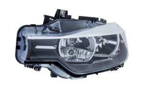 BMW 328i Headlight Assembly - Front - Hella - Halogen - `12-`14