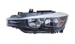 BMW 328i Headlight Assembly - Front - Hella - Halogen - `12-`14