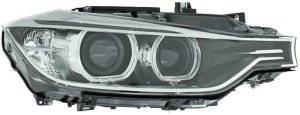 BMW 335i Headlight Assembly - Front - Hella - Bi-Xenon - `12-`14