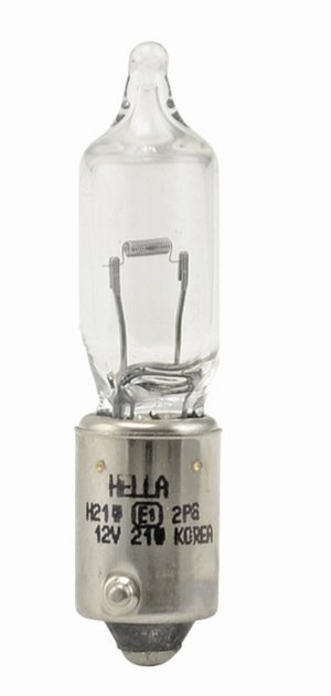 BMW Z4 Halogen Light Bulb - Hella - H21W Standard Series Halogen, BAY9s Base, 12V 21W - `07-`12