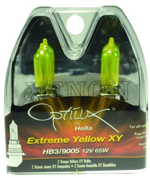 Honda Element Headlight Bulb Set - Hella - HB3 9005 12V/65W - Xenon Yellow - `09-`11
