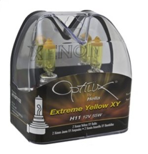 Buick Regal Headlight Bulb - Hella - H11 55W XY Extreme - Yellow - `11-`12