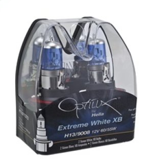 Dodge Nitro Xenon Bulbs (2) - Hella - Optilux H13/9008 12V 60/55W XB - White - `07-`11