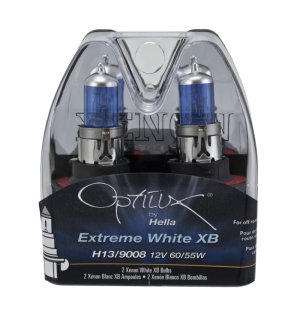 Ram 3500 Xenon Bulbs (2) - Hella - Optilux H13/9008 12V 60/55W XB - White - `11-`12