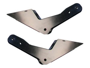 Ford Super Duty 4 Link Frame Bracket Kit - Front - ICON - Semi-gloss black - `05-`10